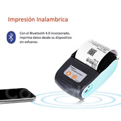 Impresora térmica Portátil Bluetooth GOOJPRT PT210 58mm