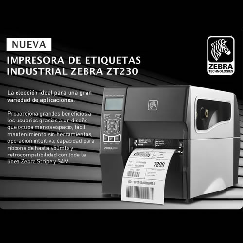 Impresora De Etiquetas Zebra Zt230